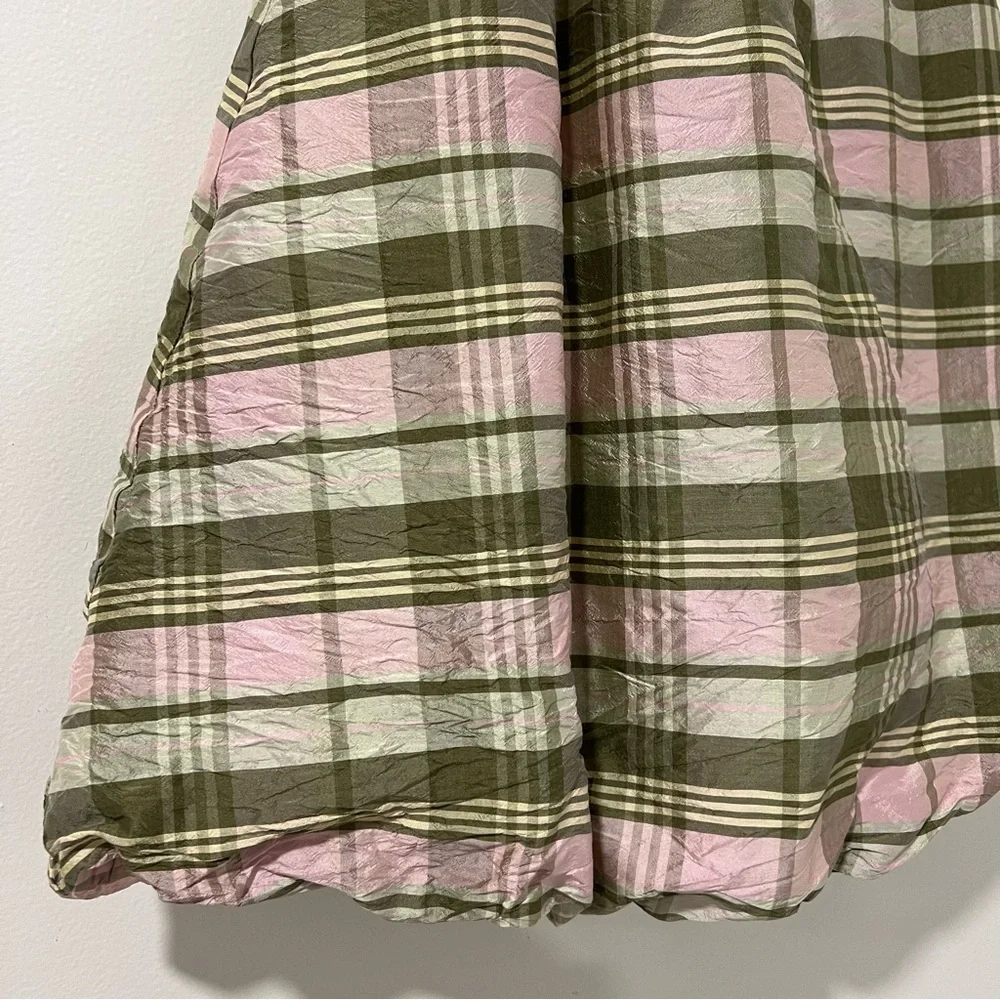 Janie and Jack Silk tartan special occasions bubble dress